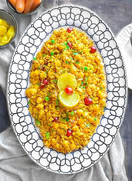 How to make Chickpea Quinoa Pilaf Pulao