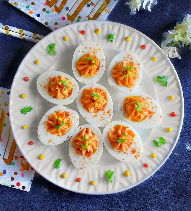 honey sriracha deviled eggs recipe