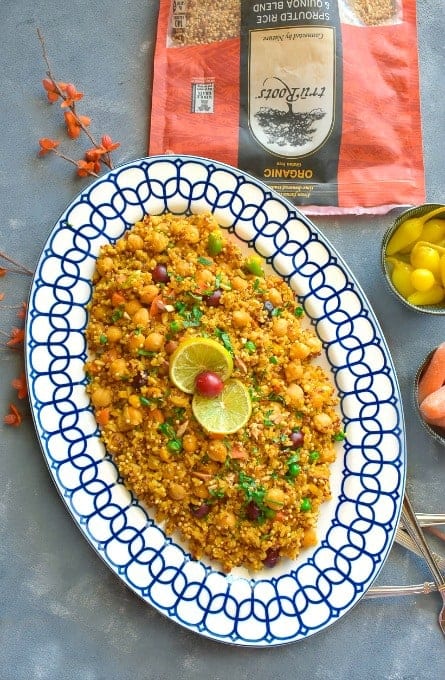 Chickpea Quinoa Pulao