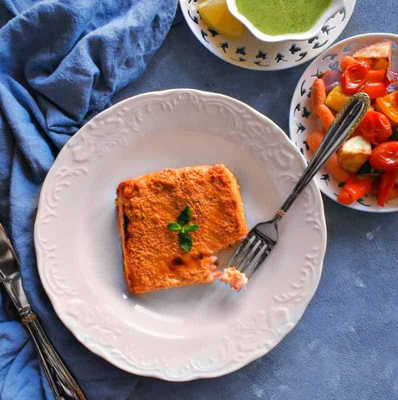 Oven Baked Tandoori Salmon Recipe 