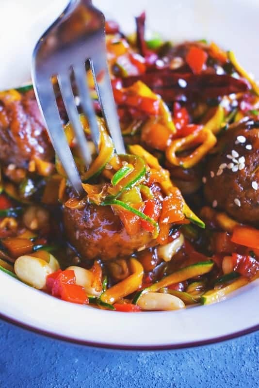 kung-pao-chicken-meatballs-recipe