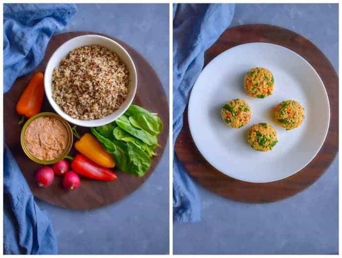 Curried Tuna Quinoa Patties (Glutenfree) without bread