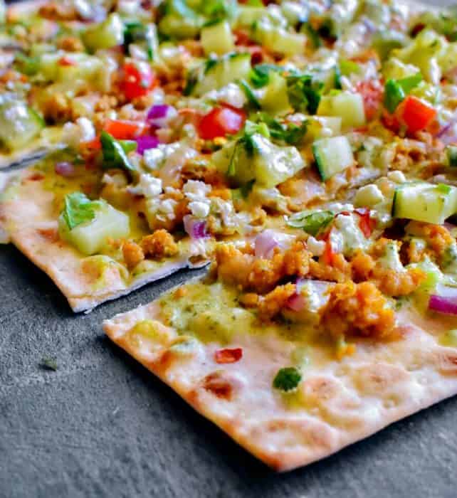 Greek Lamb Flatbread Pizza greek flatbreadpizza