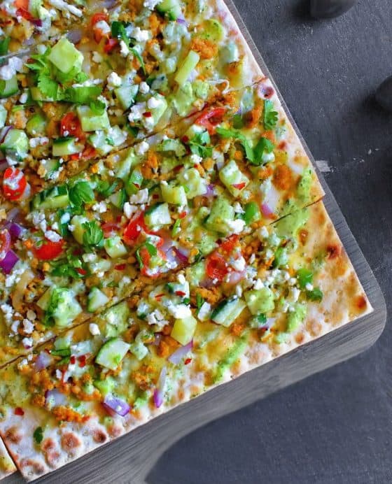 Greek Lamb Flatbread Pizza greek flatbreadpizza