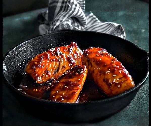 sweet spicy teriyaki salmon -2