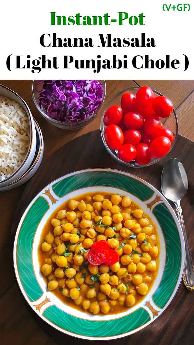 Instant Pot Chana Masala Chole: #instantpot #chana #masala #chole #indianfood #turmeric