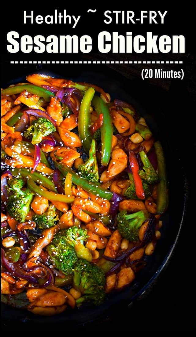 Healthy Stir Fry Sesame Chicken