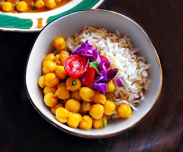 Instant-Pot Chana Masala - Indian Chickpea Stew #chickpea