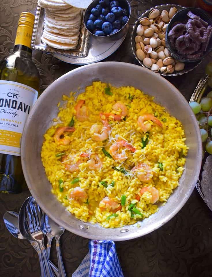 Saffron, Shrimp and Asparagus Risotto 30 Minutes Risotto