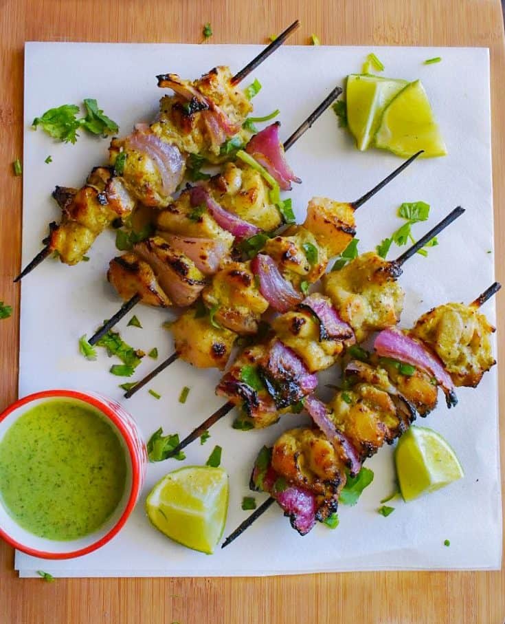 Murg Malai Tikka Recipe (Indian Chicken Skewers) ketochicken