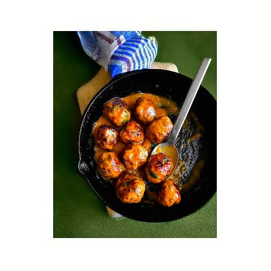 mango habanero pork meatballs recipe