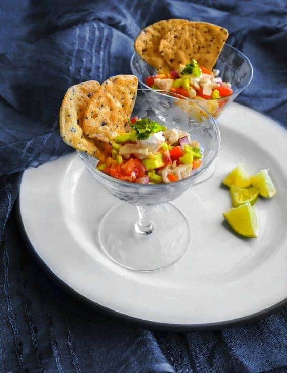 Mexican Crab Ceviche Recipe (5 Minutes Recipe) gamedaysnacks