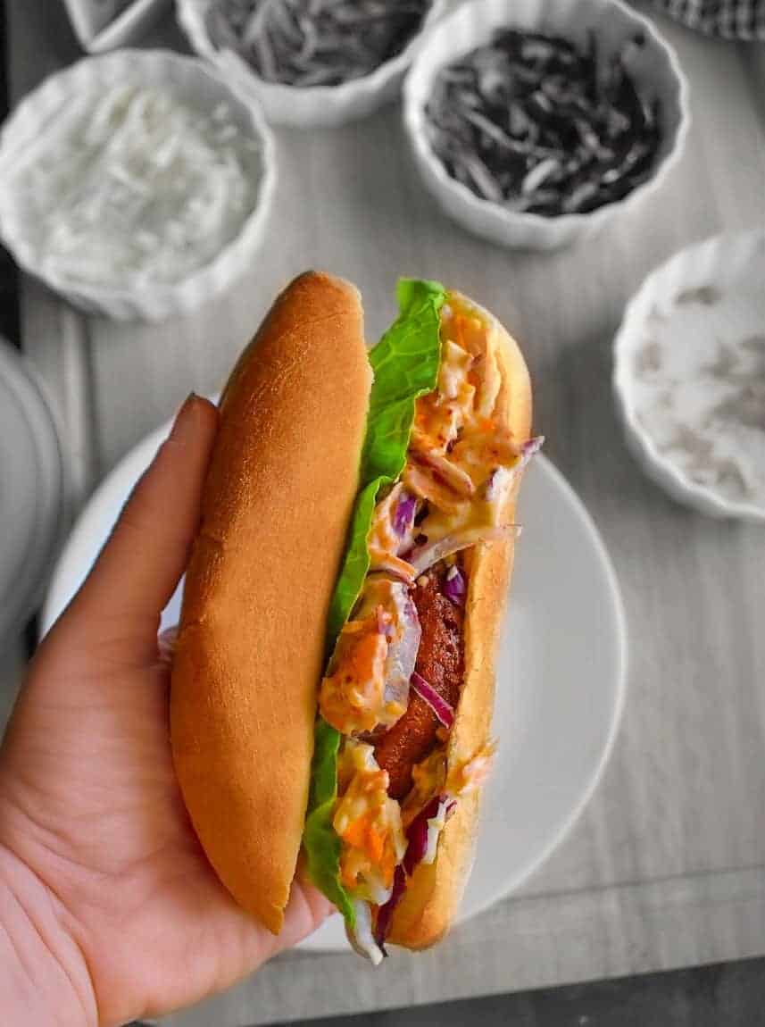 Veggie Po-Boy Sandwich