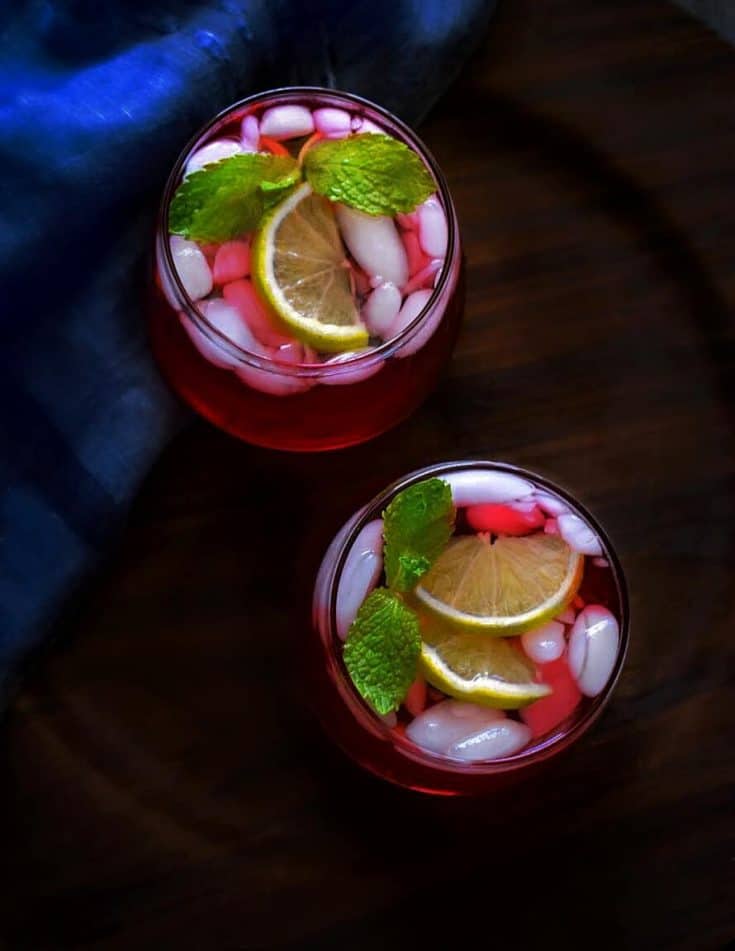 Hibiscus Gin Fizz Recipe (Using Steviva) KetoRecipe