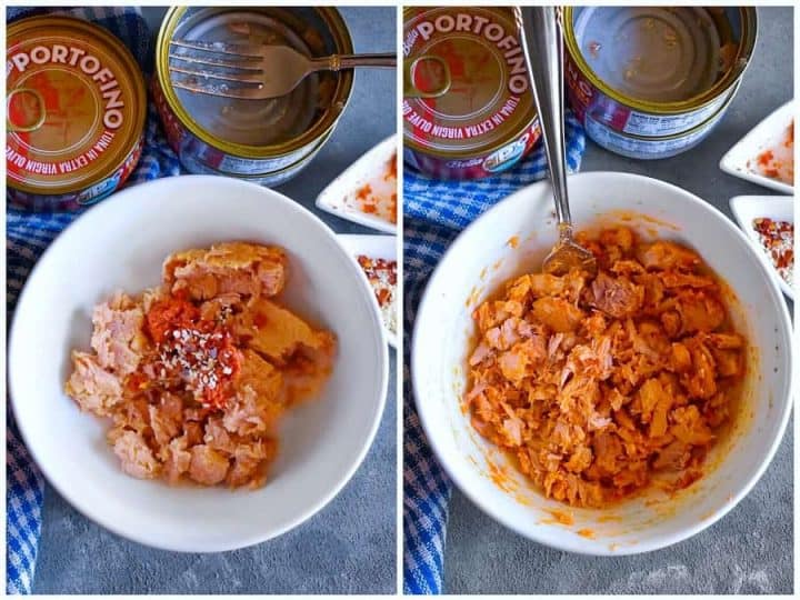 Thai Vegetable Tuna Rolls (canned tuna) Super Quick & Glutenfree