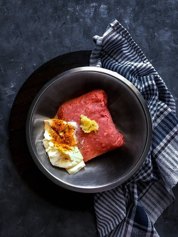 Process for the Indian Lamb Keema Curry