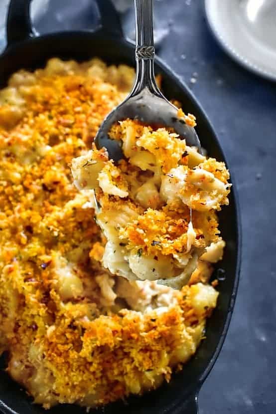 skinny cauliflower mac and cheese