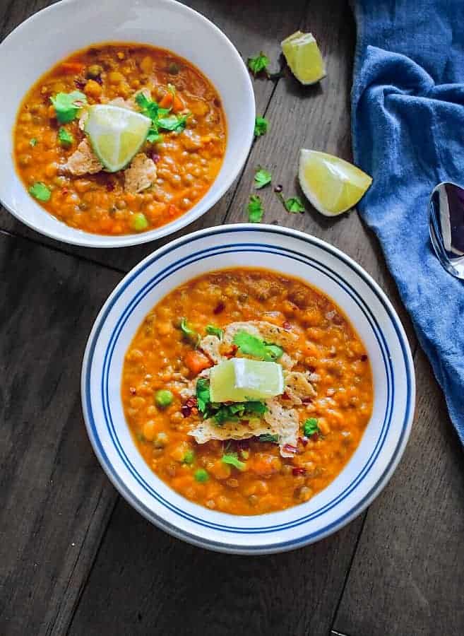 Slow Cooker Curried Lentil Quinoa Chili  V GF   slowcooker - 88