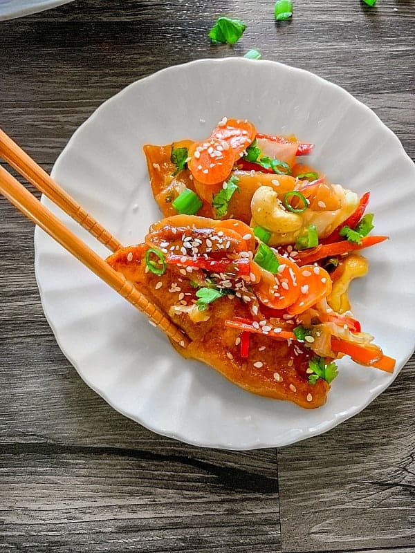 frozen potsticker stir fry