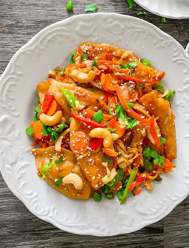 quick stir fry potsticker