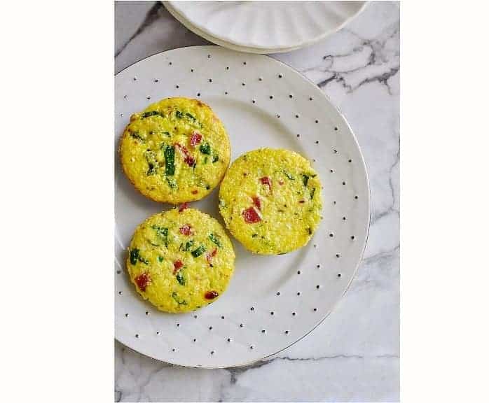 turkey spinach and cauliflower muffin