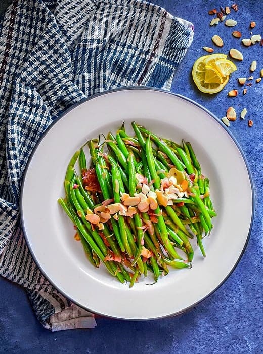 Easy green beans Almonds recipe