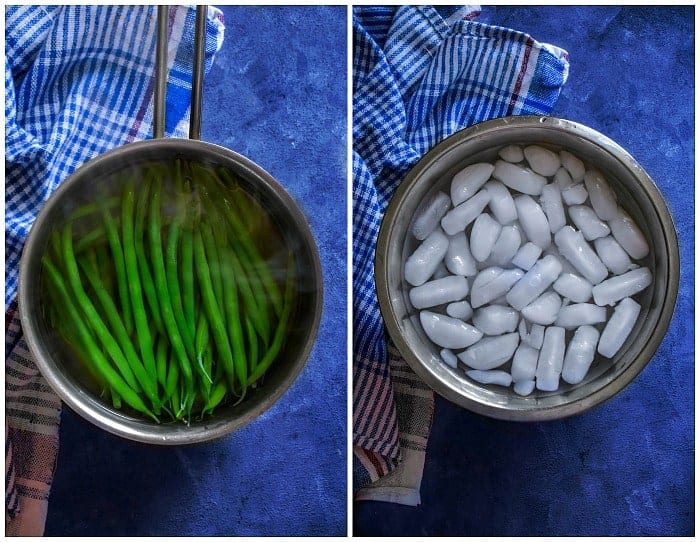 how to blanch green beans process