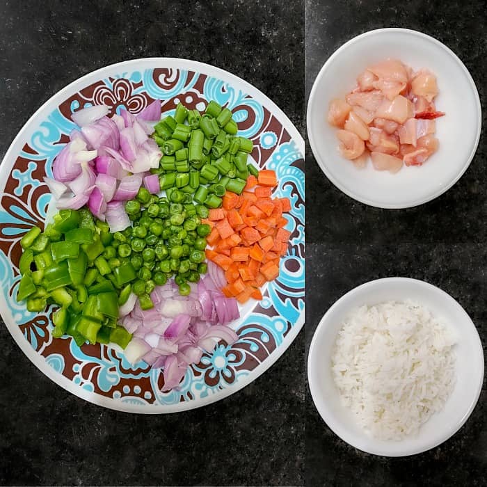 easy chicken fried rice ingredients