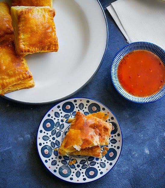 easy chicken puff recipe with sweet sauce