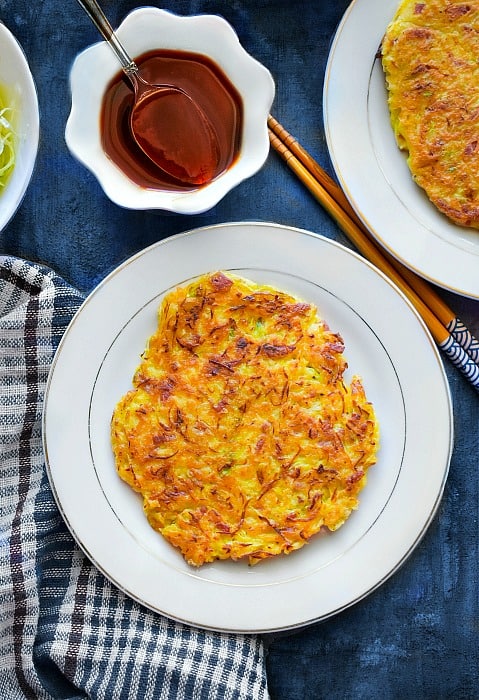 Okonomiyaki - Japanese Cabbage Pancakes