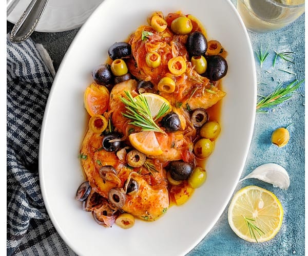 Mediterranean Chicken with Olives Recipe