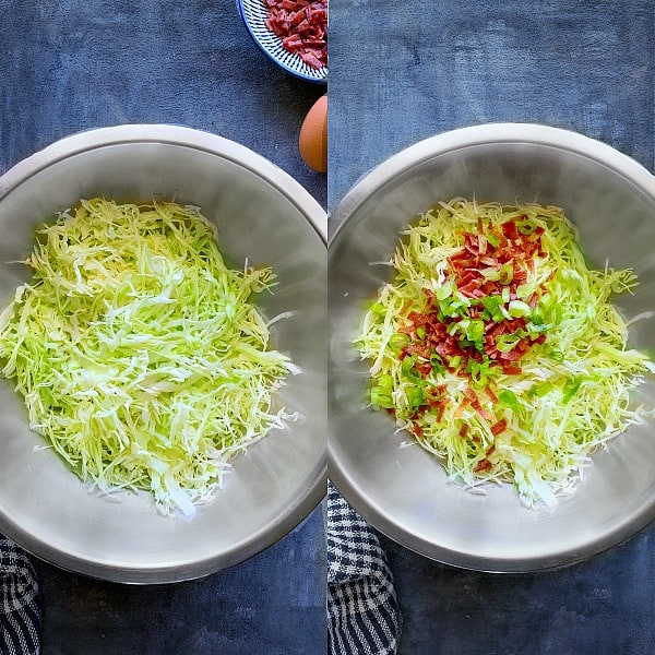 Process to Make Okonomiyaki Japanese Cabbage Pancakes-1