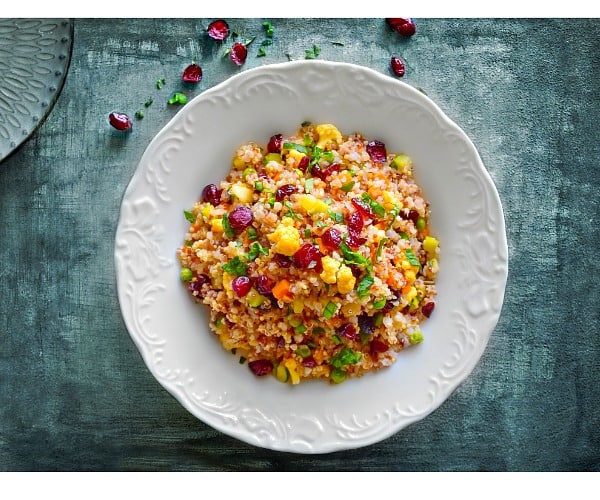 Curried Quinoa Salad with Cranberries-3