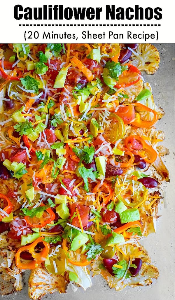 Sheet Pan Cauliflower Nachos Recipe