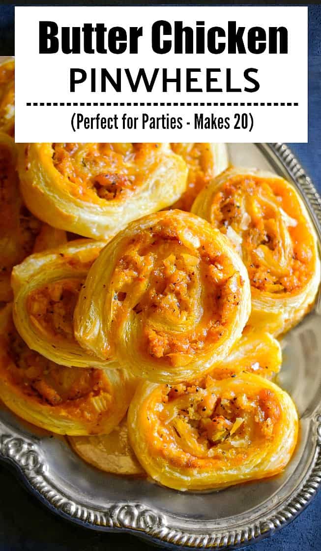 Butter Chicken Pinwheels