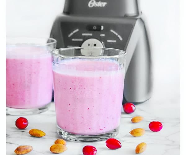 Cranberry Almond Chia Smoothie Recipe   Healthy Snack - 4