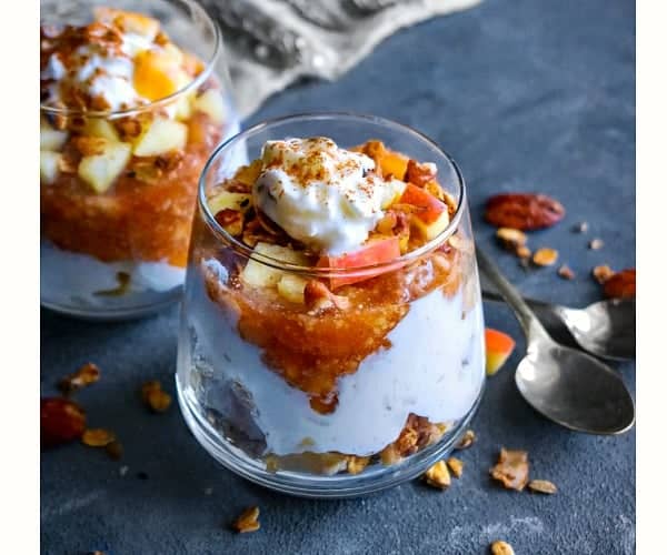 Leftover Apple Pie Parfaits healthy