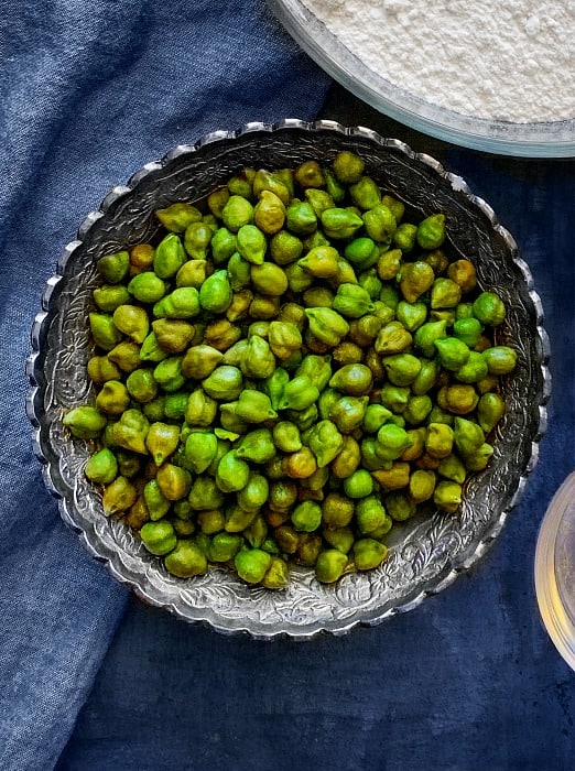 Hara Chana Masala Sabzi   Hare Chane ka Nimona - 5