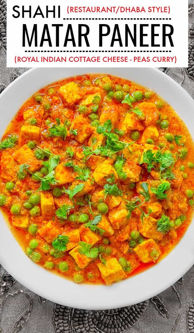 Shahi Matar Paneer #paneer #curry #indianrecipe