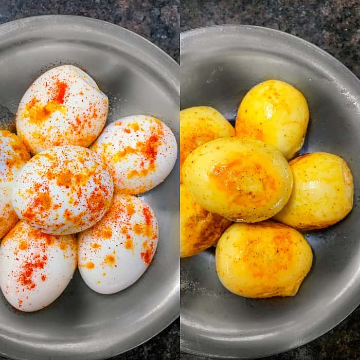 Fried Eggs for Biryani
