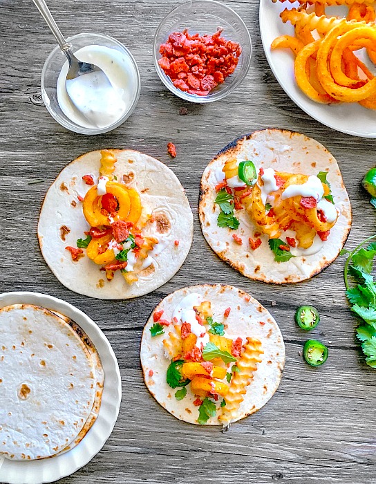 Loaded Potato Tacos