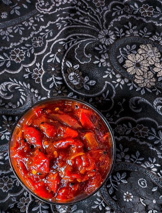 Sweet Spicy Tomato Chutney  Instant Tomato Chutney  Video - 7