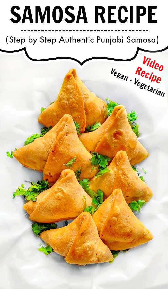 Easy Samosa Recipe - Step by Step Punjabi Samosa (Vegan)