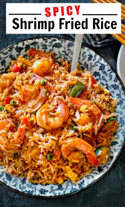 Spicy Shrimp Fried Rice (Authentic Restaurant Style)