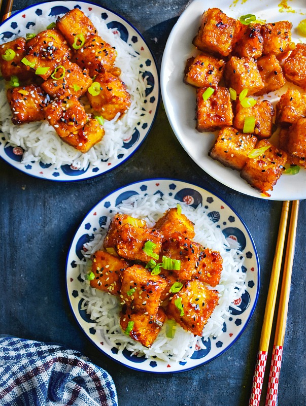 Crispy Firecracker Tofu