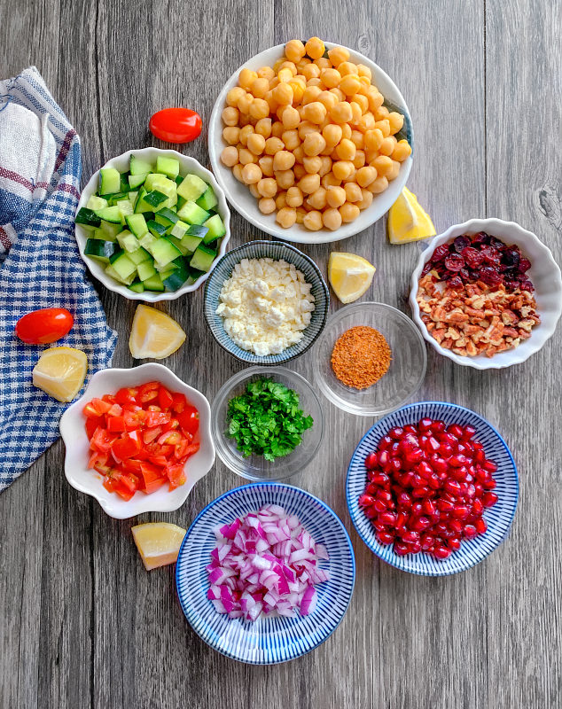 chickpea salad ingredients