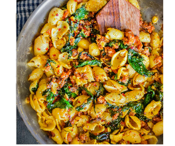 spicy-sausage-pasta-healthy-recipe