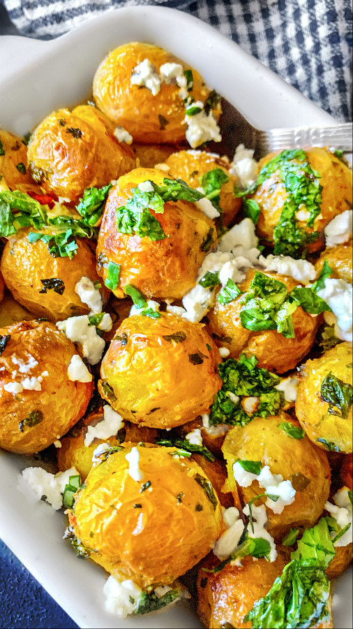 Air-Fryer Greek Potatoes recipe
