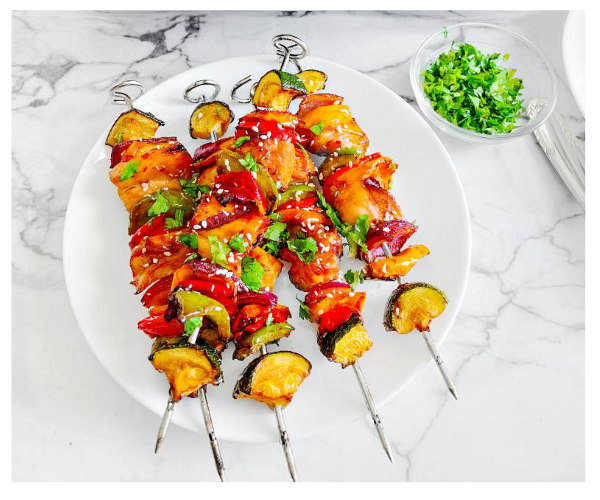 easy air-fryer chicken skewers-1