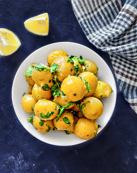 Greek Lemon Garlic Potatoes